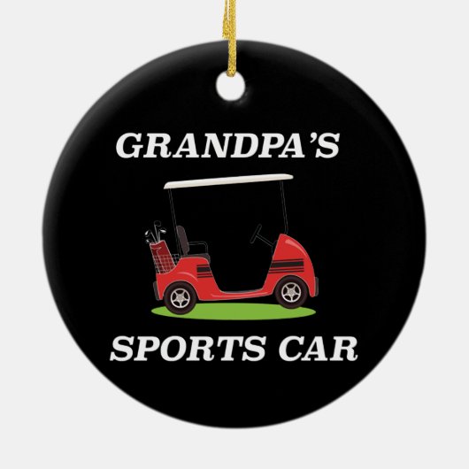 Disc Golf Frisbee Weihnachtsbaum Funny Keramik Ornament (Hinten)