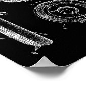 Disc Golf Frisbeegolf Disc Golfer Frolf Disc Golf Poster (Ecke)