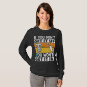 Disc Golf Funny Disc Jokey Frisbee Golf Funny Disc T-Shirt (Vorne ganz)