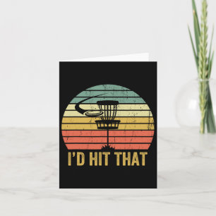 Disc Golf Funny Frisbee Disc Sport Vatertag Karte