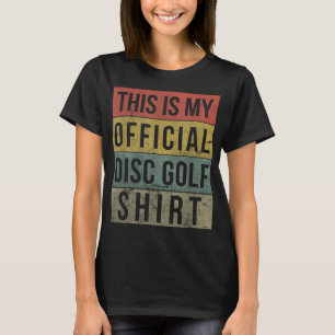 Disc Golf Funny Retro Offiziell Kids Frisbee Golf T-Shirt