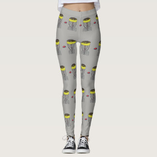 Disc-Golf ganz über Druckyoga keucht Leggings