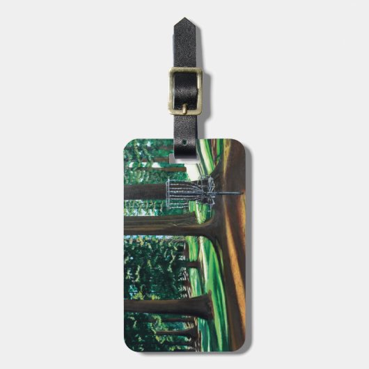 DISC-GOLF GEPÄCKANHÄNGER (Vorderseite vertikal)