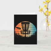 Disc Golf Geschenk Disc Golfer Stuff und Zubehör F Karte (Gelbe Blume)