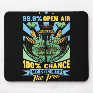 Disc Golf Geschenk Disc Golfer Zeug und Zubehör F Mousepad