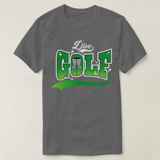 Disc Golf Grün T-Shirt (Design vorne)