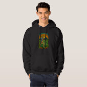 Disc Golf Halb Mensch Halb Baum Disc Golf Hoodie (Vorne ganz)