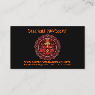Disc-Golf-hardcore-Geschäfts-Karten Visitenkarte
