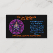 Disc-Golf-hardcore-Geschäfts-Karten Visitenkarte (Rückseite)