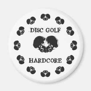 DISC-GOLF-HARDCORE MAGNET
