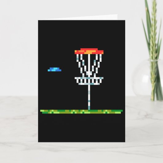 Disc Golf Herren Disc Golf 8 Bit Sket Karte (Vorderseite)