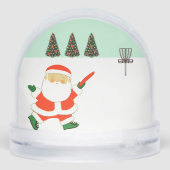 Disc Golf Holiday Gift Schneekugeln (Rückseite)