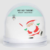 Disc Golf Holiday Gift Schneekugeln (Vorderseite)