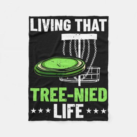 Disc Golf Humor Disc Golf Spieler Frisbee Disc Gol Fleecedecke (Vorderseite)