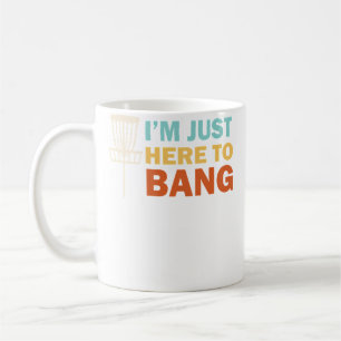 Disc Golf Ich bin nur hier, um lustige Geschenksch Kaffeetasse