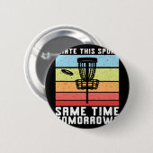 Disc Golf Ich hasse diesen Sport Frolf Frisbee Ret Button (Vorne & Hinten)