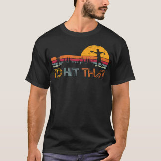 Disc Golf-Id Triff Diese Retro-Frisbee T-Shirt