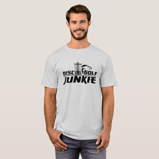 Disc-Golf-Junkie-Shirt T-Shirt (Vorne ganz)