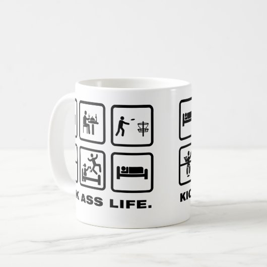 Disc-Golf Kaffeetasse (Vorderseite Links)