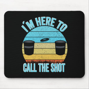 Disc Golf Kanjam Ich bin hier, um den Schuss zu ru Mousepad