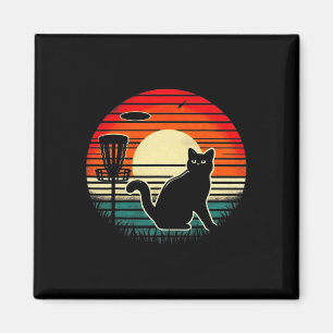 Disc Golf Katze Lustige Katze Disc Golf Grafik T-S Magnet