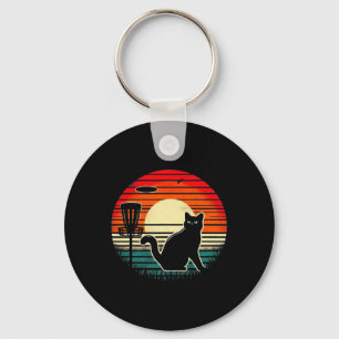 Disc Golf Katze Lustige Katze Disc Golf Grafik T-S Schlüsselanhänger