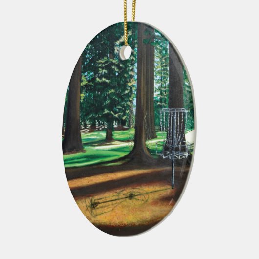 DISC-GOLF KERAMIK ORNAMENT (Links)