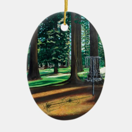 DISC-GOLF KERAMIK ORNAMENT (Vorne)