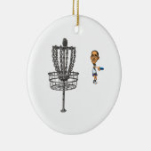 Disc-Golf Keramik Ornament (Rechts)