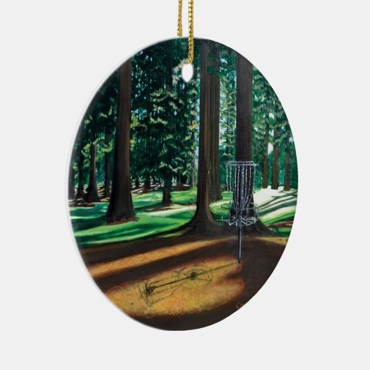 DISC-GOLF KERAMIKORNAMENT (Rechts)