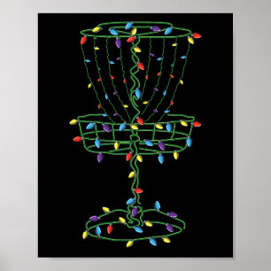 Disc Golf Korb Cooler Disc Golf Frisbee Golfer Xma Poster