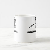 Disc-Golf-Korb mit Katzen - Lustiger Disc-Golfer Kaffeetasse (Mittel)