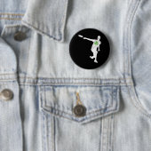 Disc Golf Liebhaber Grüner Kleeblatt St Patricks D Button (Beispiel)