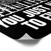 Disc Golf Lustig _1 Poster (Ecke)