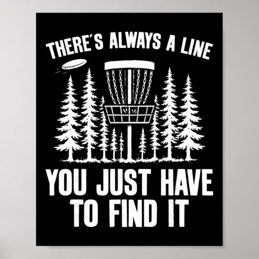 Disc Golf Lustig _1 Poster (Vorne)