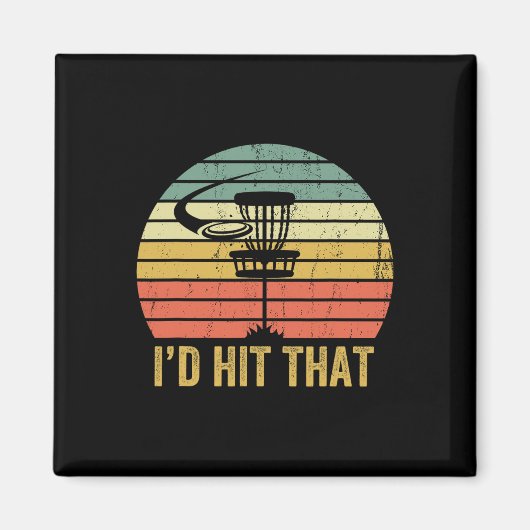 Disc Golf Lustiger Frisbee Sport Vatertag Magnet (Vorne)