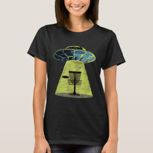 Disc Golf lustiges UFO-Alien-Thema Vintage - Discg T-Shirt