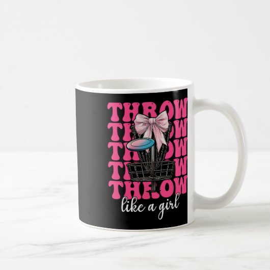Disc Golf Mädchen Mutter Muttertag Discgolf Werfen Kaffeetasse (Rechts)