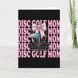 Disc Golf Mama Mutter Muttertag Discgolf Coquette  Karte