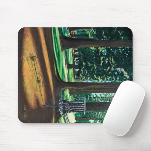 Disc-Golf-Mausunterlage Mousepad (Mit Mouse)
