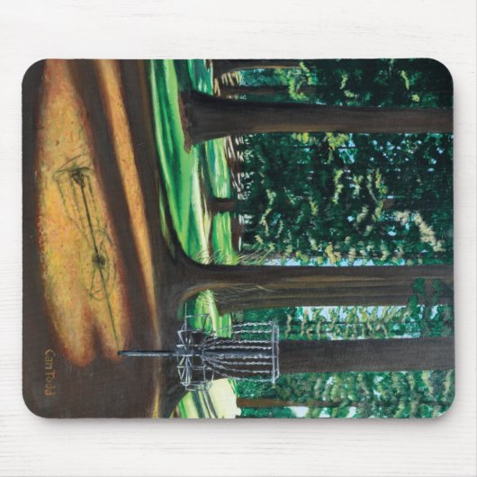 Disc-Golf-Mausunterlage Mousepad (Vorne)