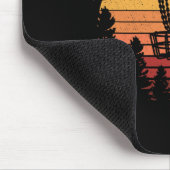 Disc Golf Mein Rentenplan Retro Opa Geschenk Ho Mousepad (Ecke)