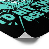 Disc Golf Meisterschaft Ich würde diesen Ace Run t Poster (Ecke)