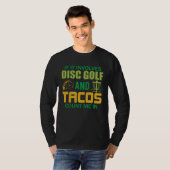 Disc Golf  Men s Taco  Frisbee Golfer T-Shirt (Vorne ganz)