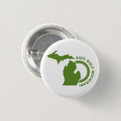 Disc-Golf-MichiganminiButtone Button (Vorne & Hinten)