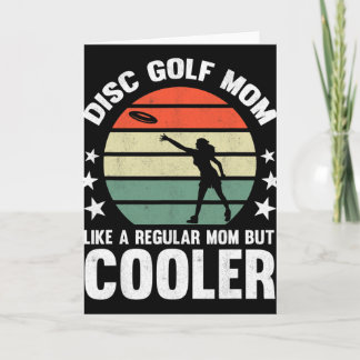 Disc Golf Mom Disc Golfing Mother Frisbee Golfer W Karte