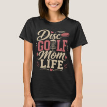 Disc Golf Mom Leben Schrift Vintage Design