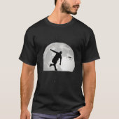Disc Golf Moon Einwerfen Geschenk T-Shirt (Vorderseite)