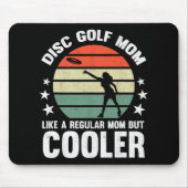 Disc Golf Mutter Disc Golfende Mutter Frisbee Golf Mousepad (Vorne)