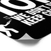 Disc Golf Mutter Zitat Lustiges Disc Golf  Poster (Ecke)